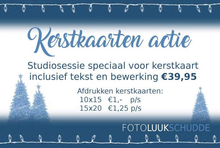 Kerstkaarten Actie Foto Luuk Schudde